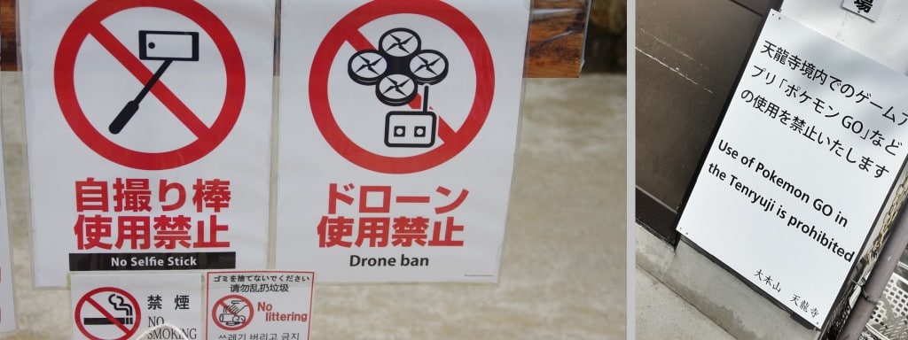 Zákaz vyhazování odpadků u chrámů už je v Japonsku nošením dříví do lesa. Nová doba si žádá nová pravidla.